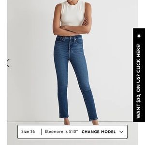 Madewell Stovepipe Jeans in Auraria Wash